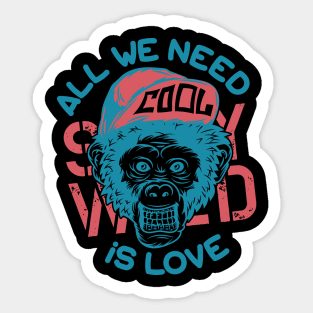 All we need is love Sticker